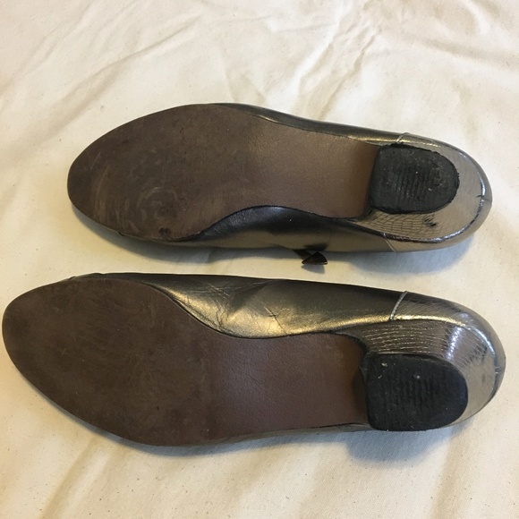 Mod metallic low heeled flats with laces - Picture 5 of 5